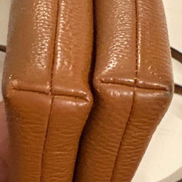 Coach Leather Crossbody in Warm Brown with Gold Hardware - Picture 9 of 17